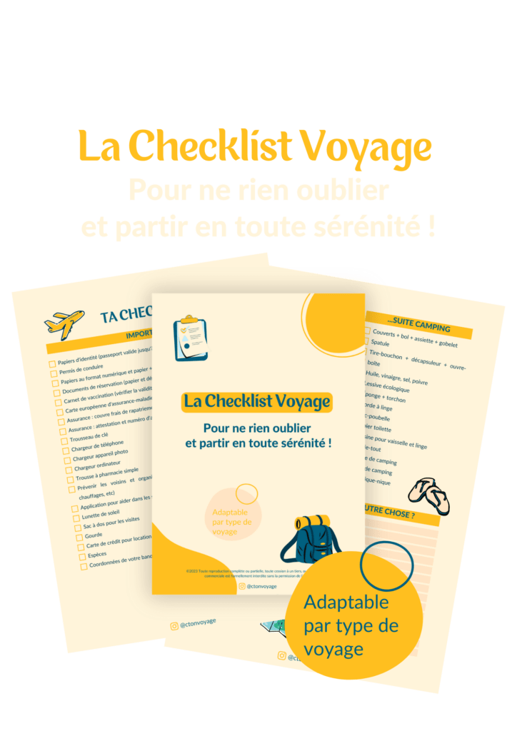 Visuel Checklist Voyage - C Ton Voyage