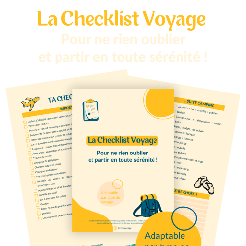 Visuel Checklist Voyage - C Ton Voyage